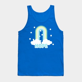 Rainbow Dream Pale Blue Retro Hope Style Tank Top